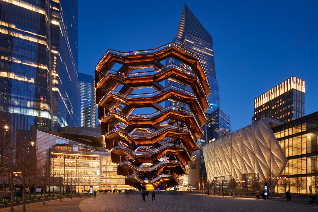 The Vessel and the Shed at Hudson Yards