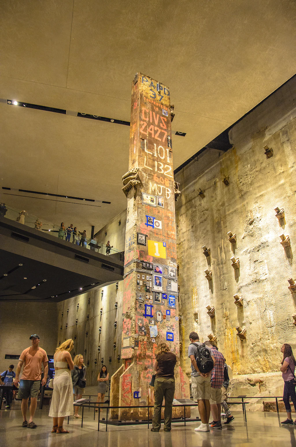 Surviving column at the National September 11 Museum Surviving column at the National September 11 Museum