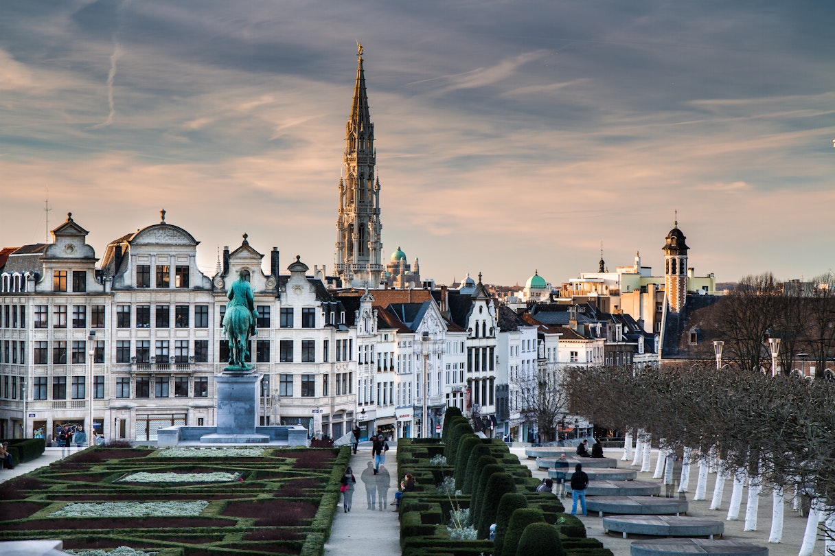 View of Brussels old town, Belgium