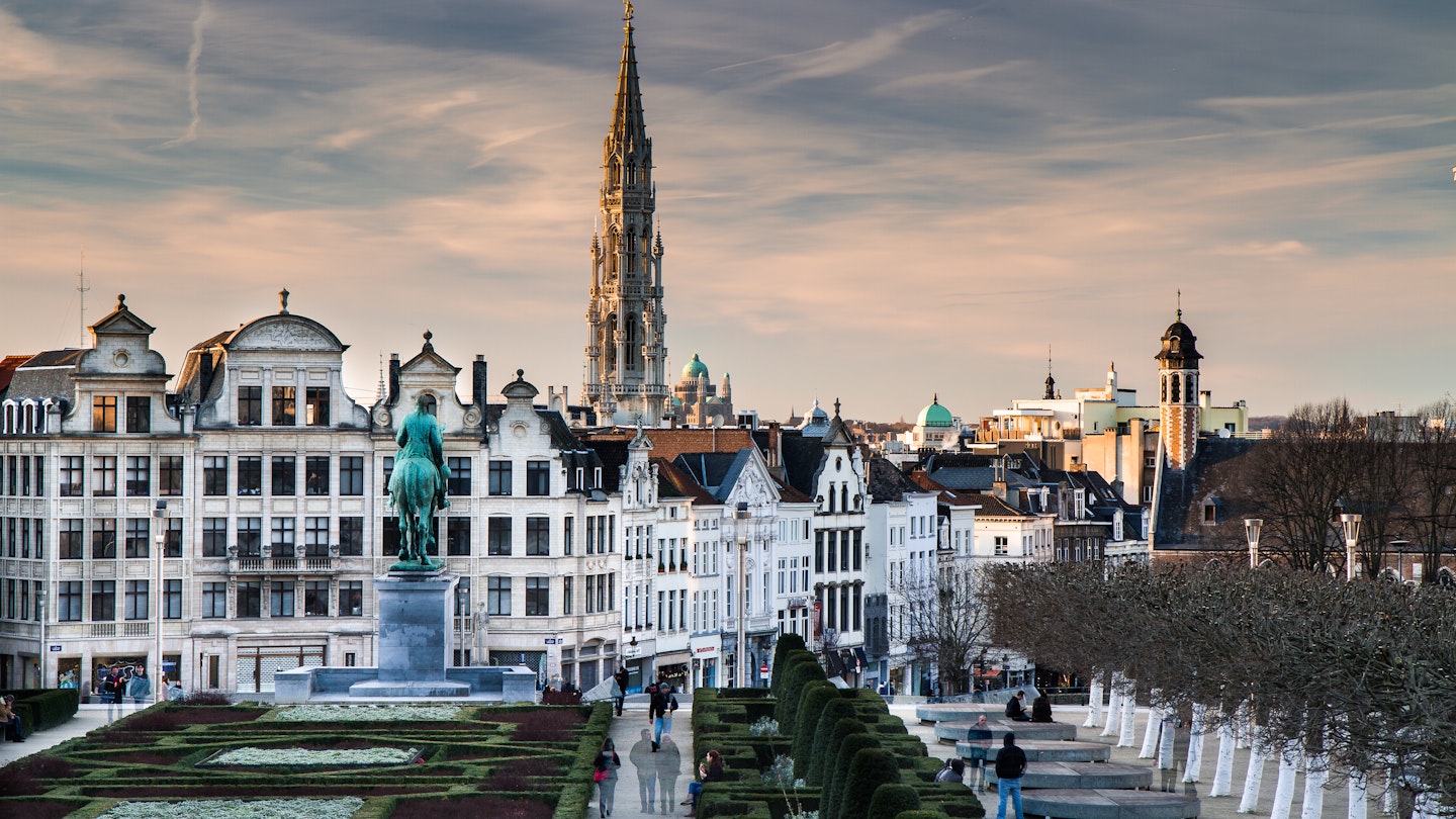 View of Brussels old town, Belgium