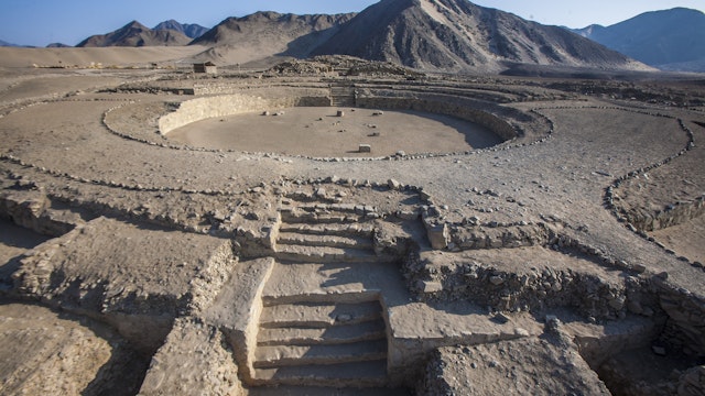 The Sacred City of Caral-Supe reflects the rise of civilisation in the Americas. As a fully developed socio-political state, it is remarkable for its complexity and its impact on developing settlements throughout the Supe Valley and beyond. Its early use of the quipu as a recording device is considered of great significance. The design of both the architectural and spatial components of the city is masterful, and the monumental platform mounds and recessed circular courts are powerful and influential expressions of a consolidated state.