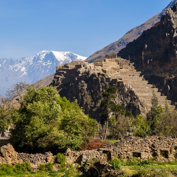 Ollantaytambo Ruins in the Sacred Valley, Peru