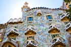 Casa Batlló, the modernist building designed by Antoni Gaudí in Barcelona