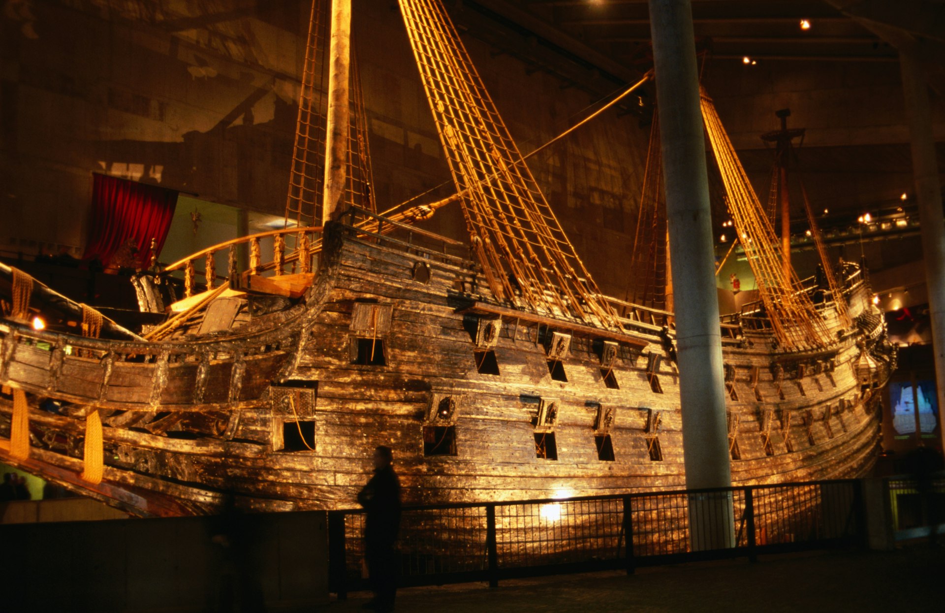 The recovered Vasa ship in Stockholm
