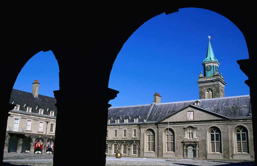 Exterior shot of Irish Museum of Modern Art (IMMA) in Dublin