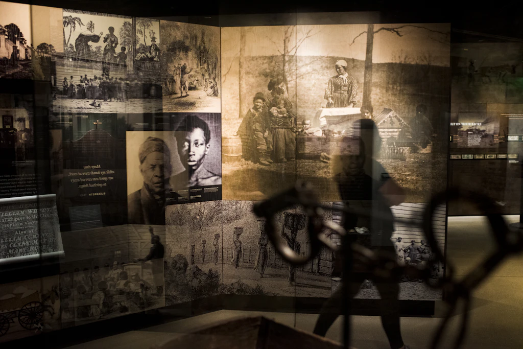 Smithsonian Museums Reopen After Closing Due To Covid-19 Pandemic An exhibit at the National Museum of African American History & Culture