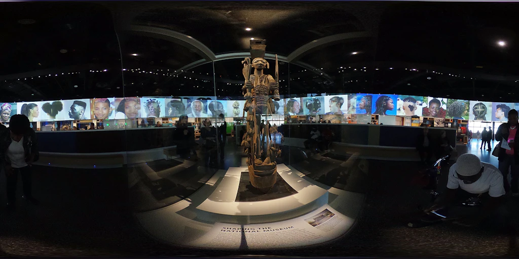National Museum of African American History & Culture.jpg An exhibit at the Taking the Stage section at the National Museum of African American History & Culture