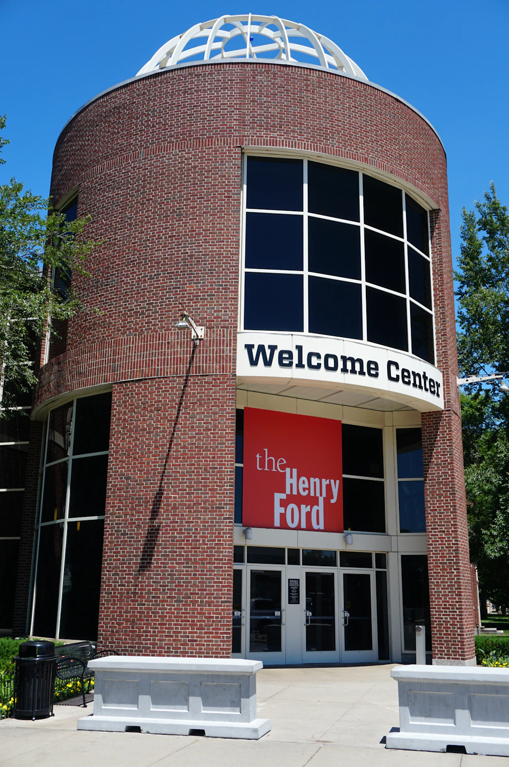 Entrance to Henry Ford Museum of American Innovation and Greenfield Village, Dearborn, Michigan, USA Entrance to Henry Ford Museum of American Innovation and Greenfield Village, Dearborn, Michigan, USA