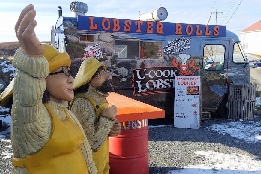 Lobster roll food truck in Nova Scotia