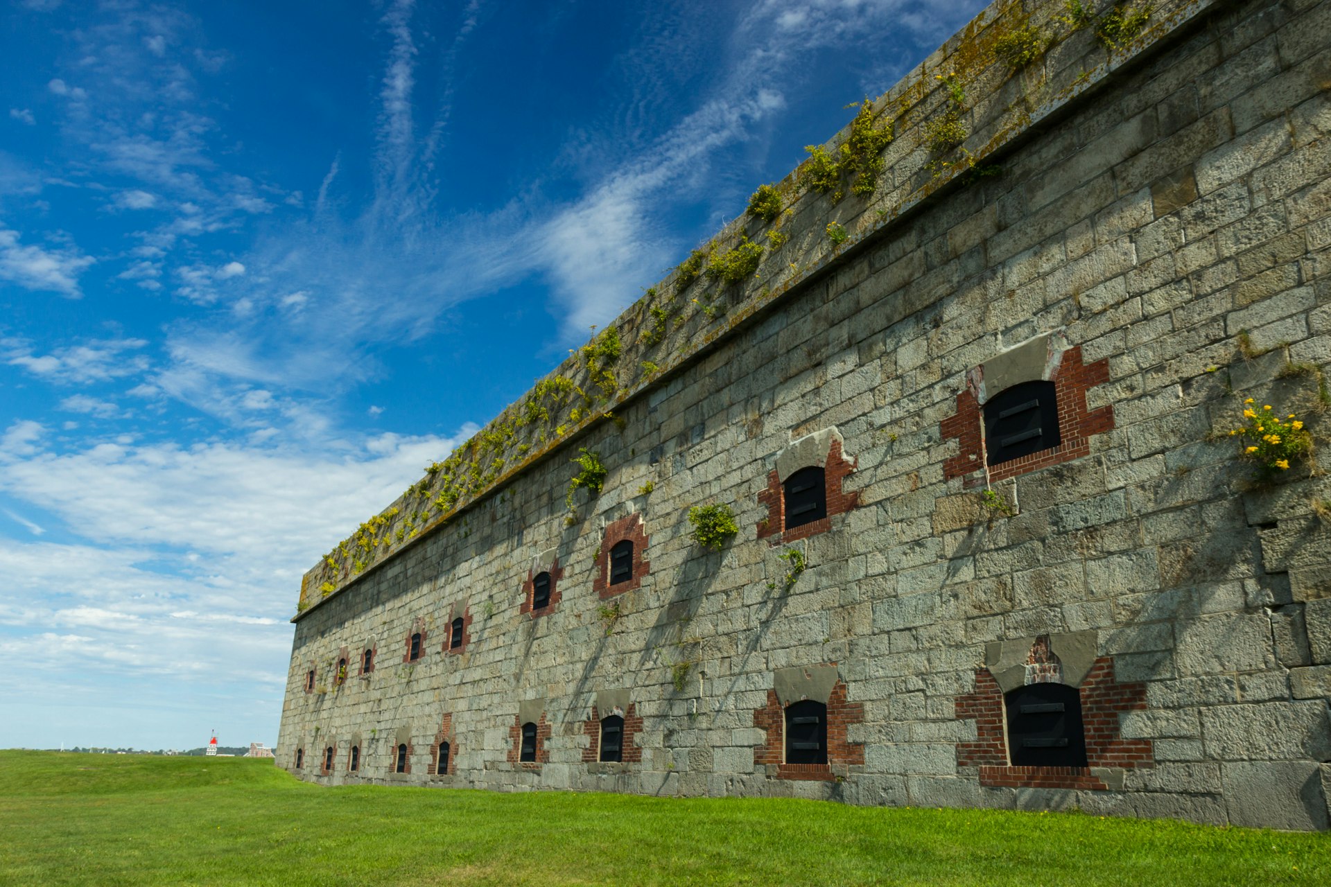 Fort Adams in Newport, Rhode island, USA