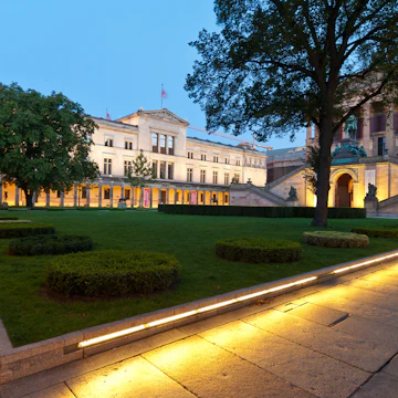 Neues Museum und Alte Nationalgalerie (right) at Museumsinsel in Berlin.