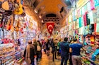 The Grand Bazaar in Istanbul, Turkey.