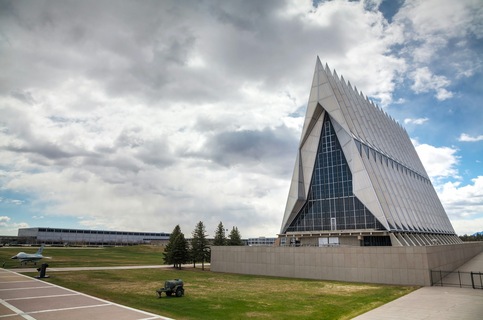 Cadet Chapel at the US Air Force Academy