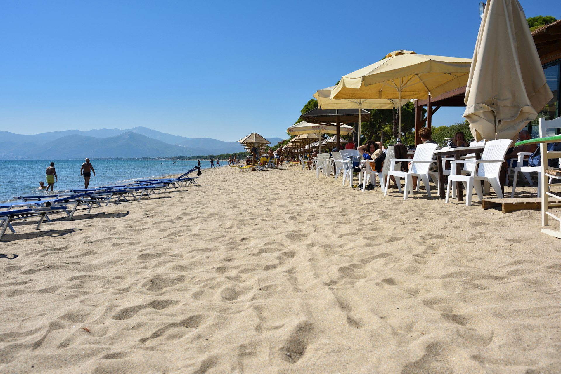 Schinias sandy beach, Marathon, Greece