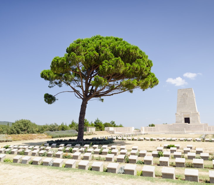 The Lone Pine Memorial and War grave in Gallipoli, near Canakkale Turkey.