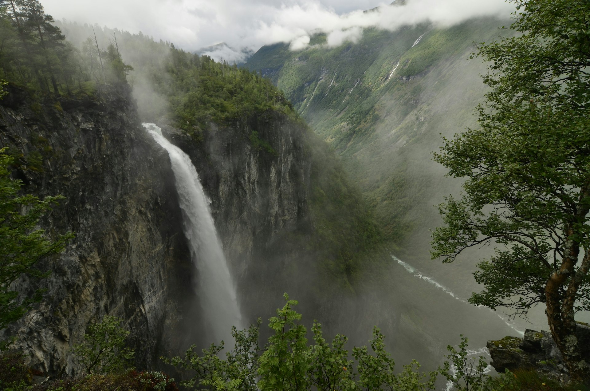 Waterfall in Jotunheimen National Park