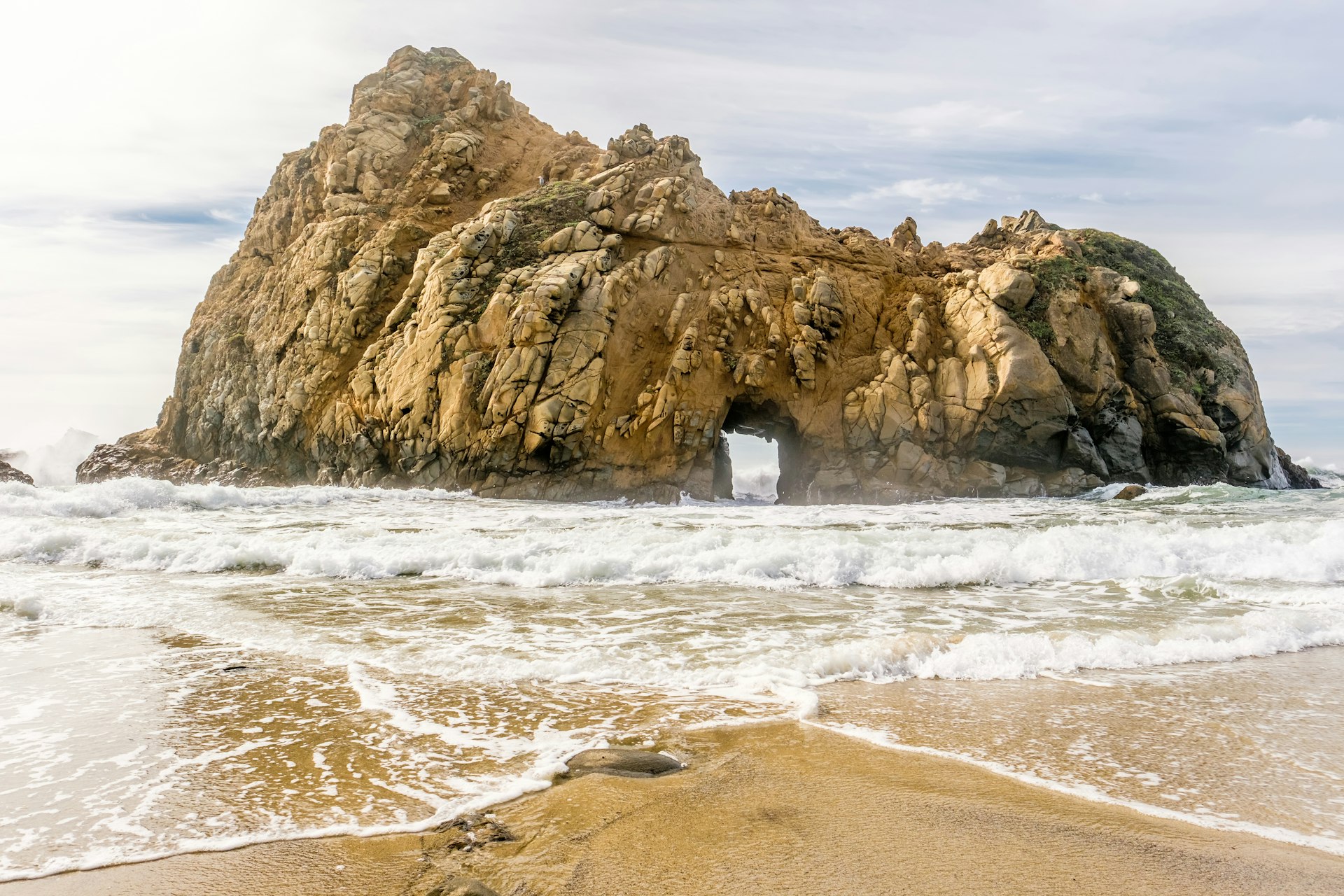 Rock at Pfeiffer Beach, California