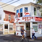 Provincetown, Cape Cod, Massachusetts, USA - October 10, 2018:  The Lobster Pot restaurant in Provincetown on Cape Cod.
