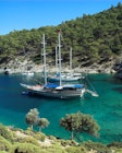 A secluded bay in the Turkish Mediterranean