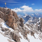 Zugspitze, the highest peak in the German Alps