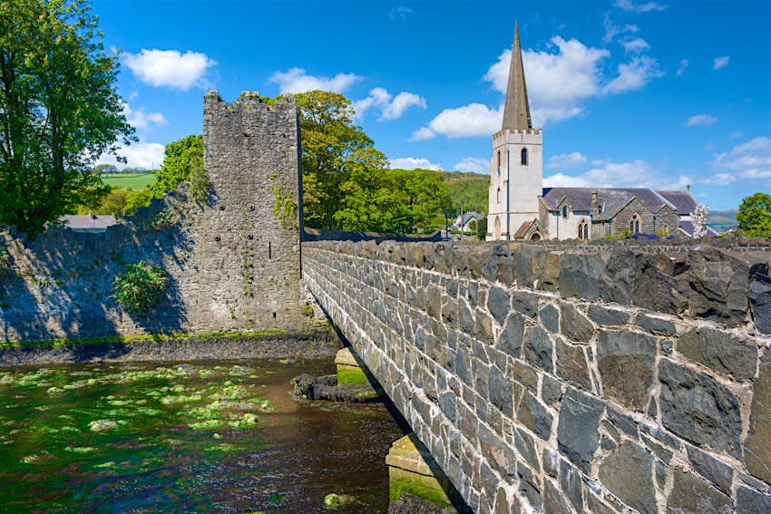 Glenarm Castle in a village dating back to Norman times set in a Conservation Area, Northern Ireland 