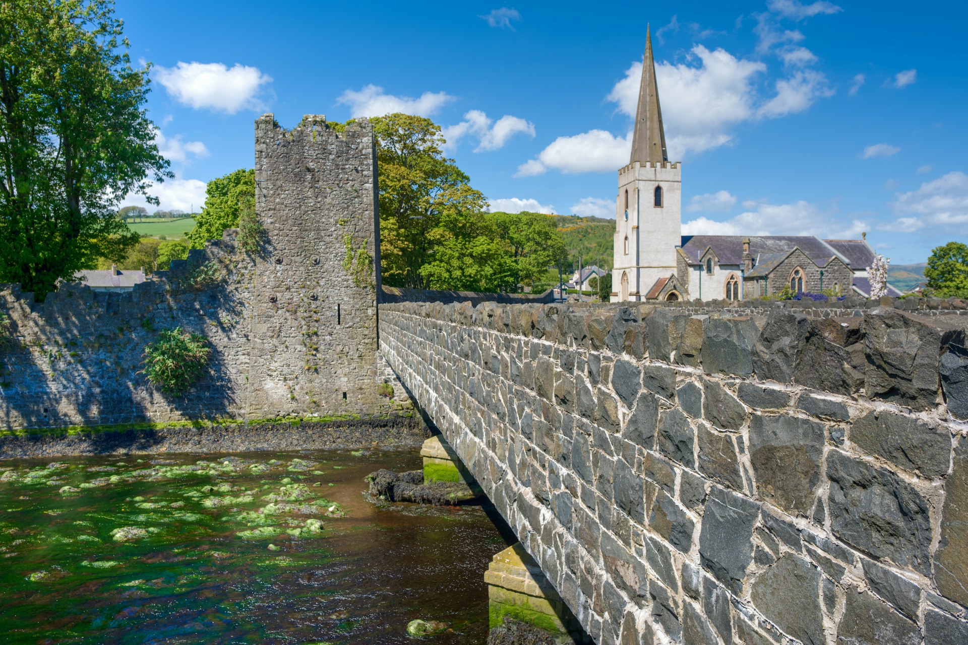 Glenarm Castle in a village dating back to Norman times set in a Conservation Area, Northern Ireland 
