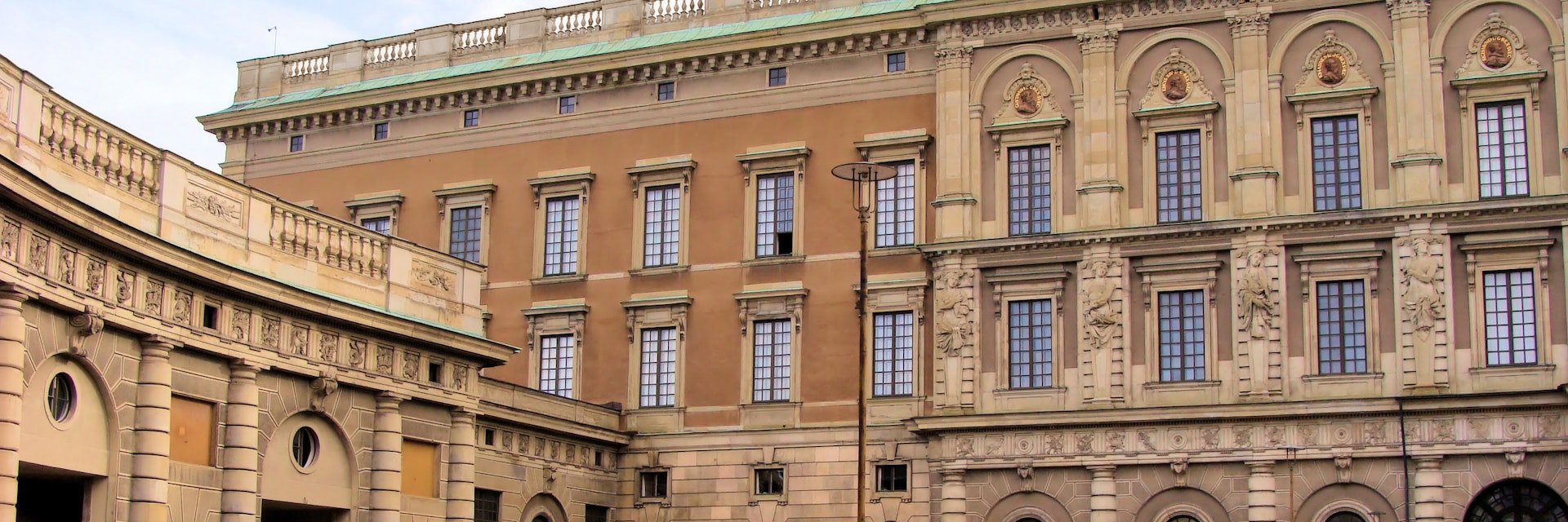 Outer courtyard at Stockholm's Royal Palace