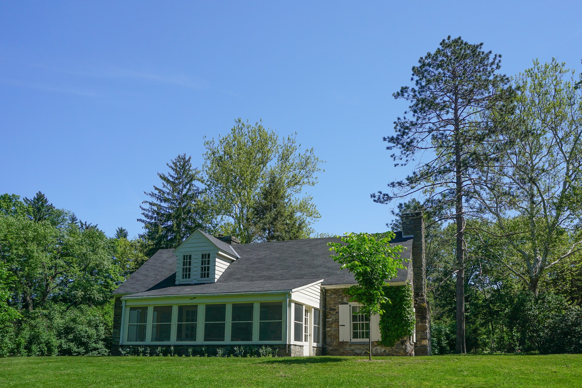 The Stone Cottage at Val-Kill, the Eleanor Roosevelt National Historic Site in Dutchess County, New York