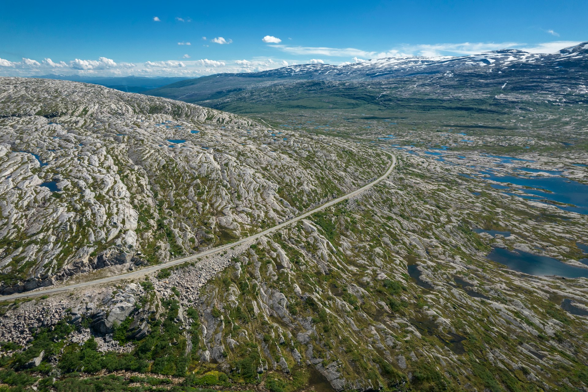 Road in Saltfjellet-Svartisen National Park