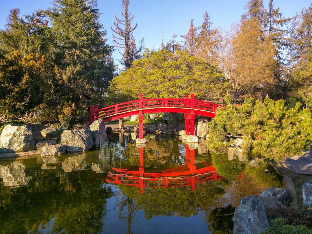 Japanese Friendship Garden is a walled section of Kelley Park in San Jose, California, USA. Dedicated in October 1965, it is patterned after Japan's famous Korakuen Garden in Okayama.; Shutterstock ID 441079591; your: Claire Naylor; gl: 65050; netsuite: Online editorial; full: Best parks San Jose, California