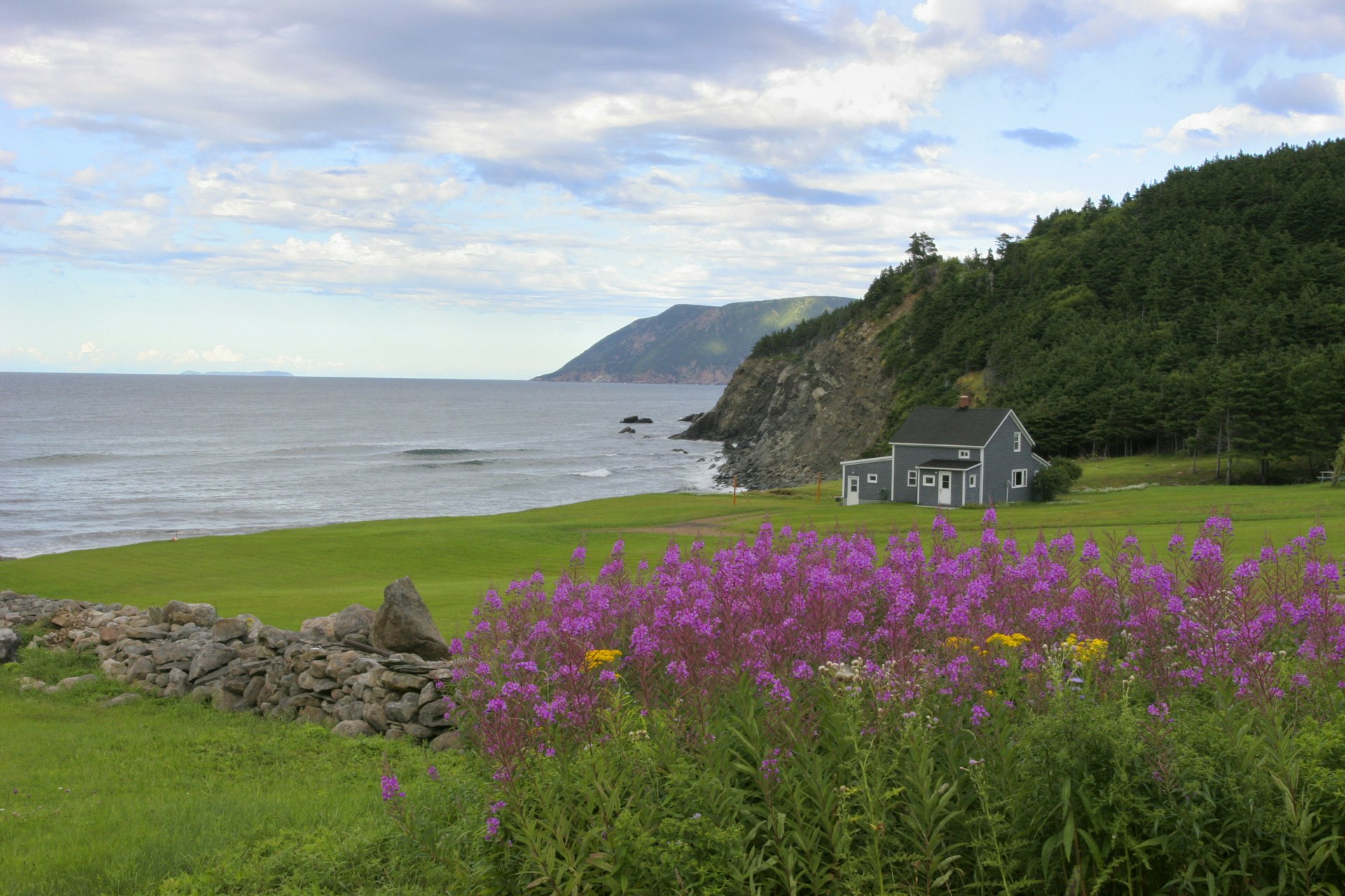 Nova Scotia coastline in the spring