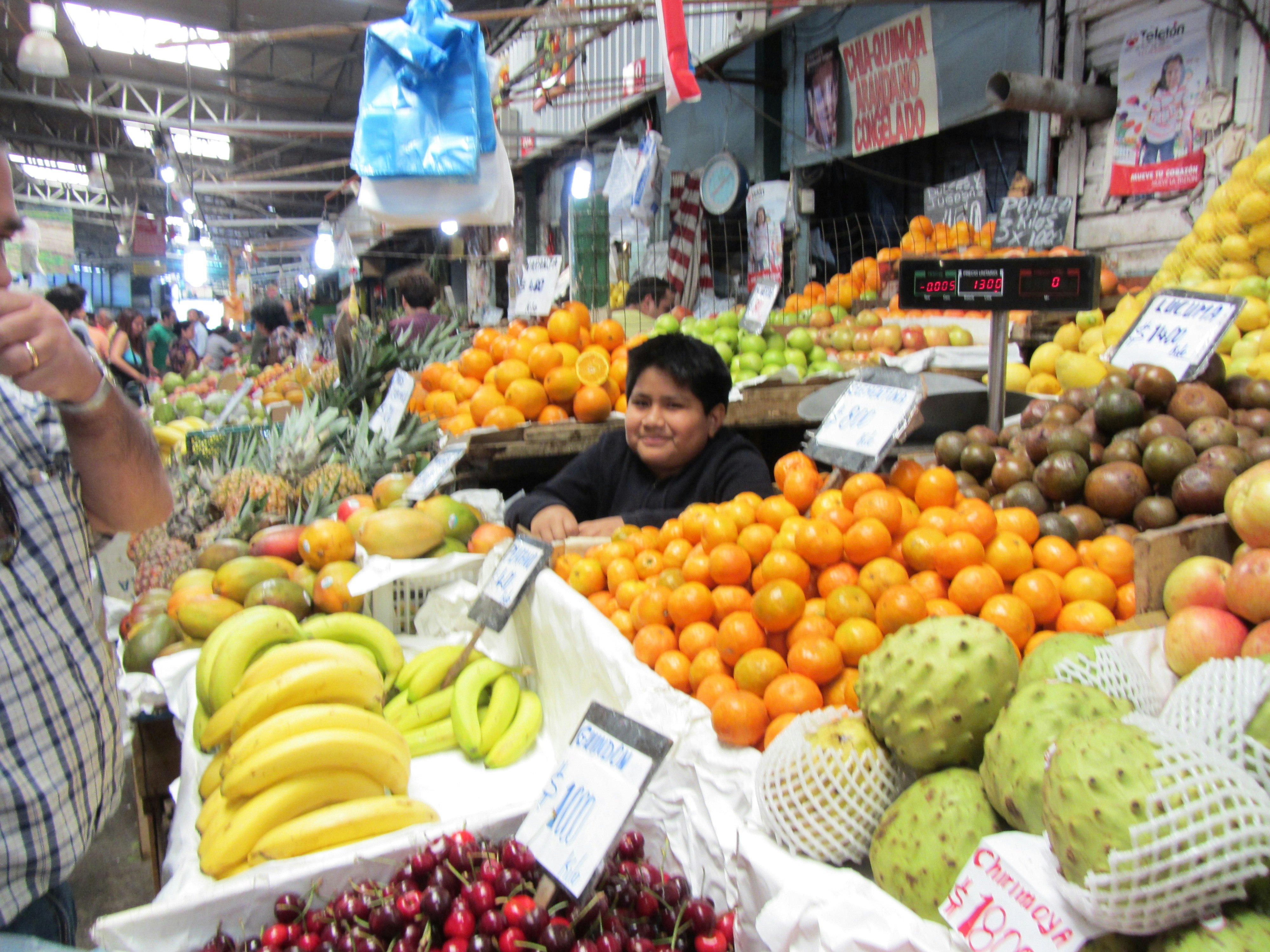 Market stalls in Buenos Aires