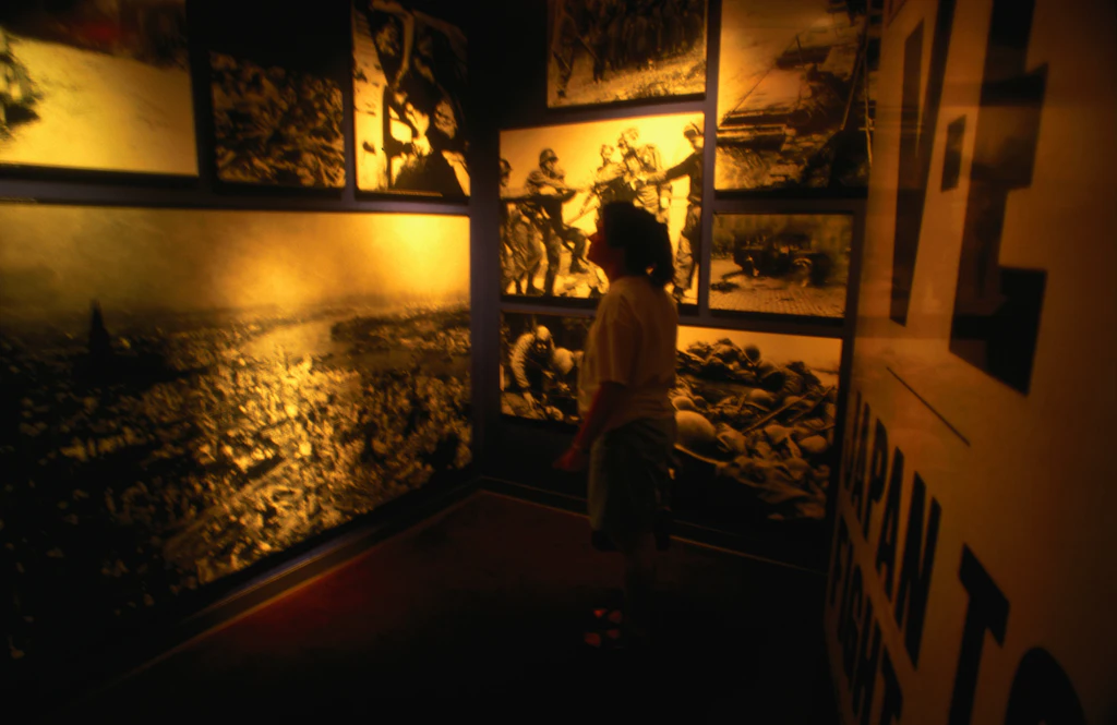 Display at the D Day Museum. Display at the D Day Museum.
