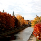 A beautiful view of the Parliament Hill area in Ottawa in Autumn.