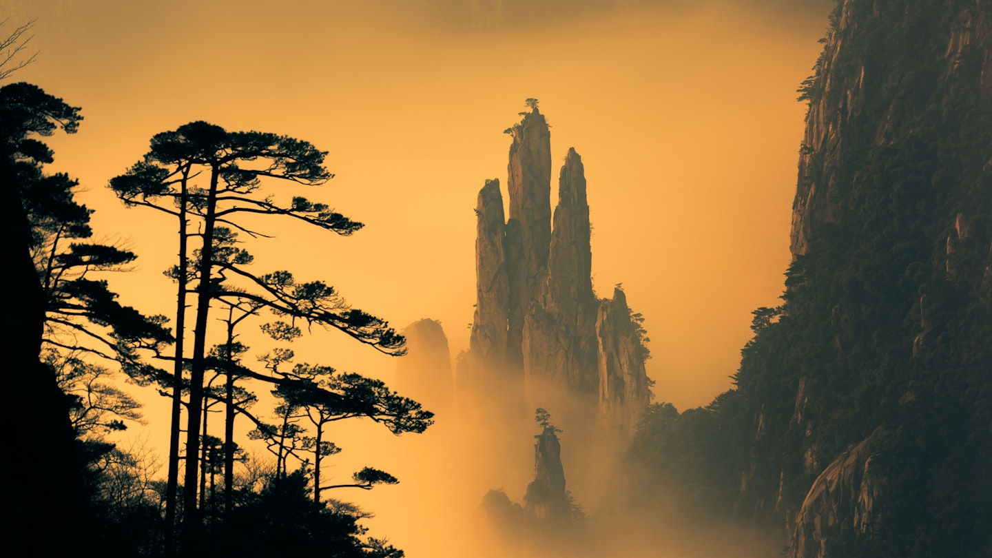 Huangshan is in the east of China and close to Shanghai. It is one of the most popular tourist destinations in China.