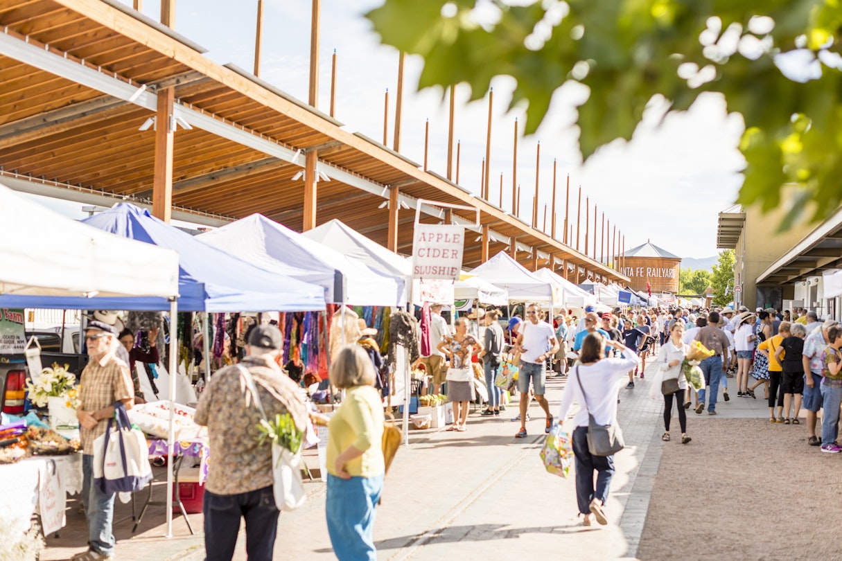 30th June 2018, Santa Fe, New Mexico, The biweekly Santa Fe Farmers"u2019 Market is one of the oldest, largest, and most successful growers"u2019 markets in the country.