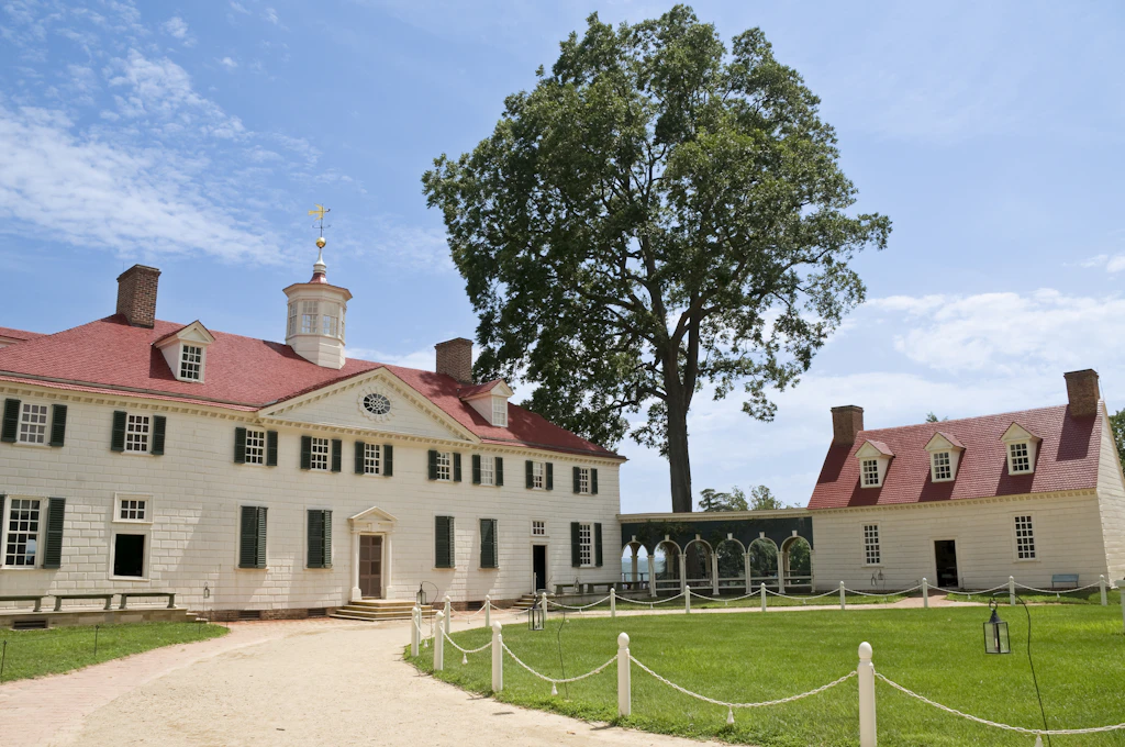 Exterior of George Washington's home, Mount Vernon