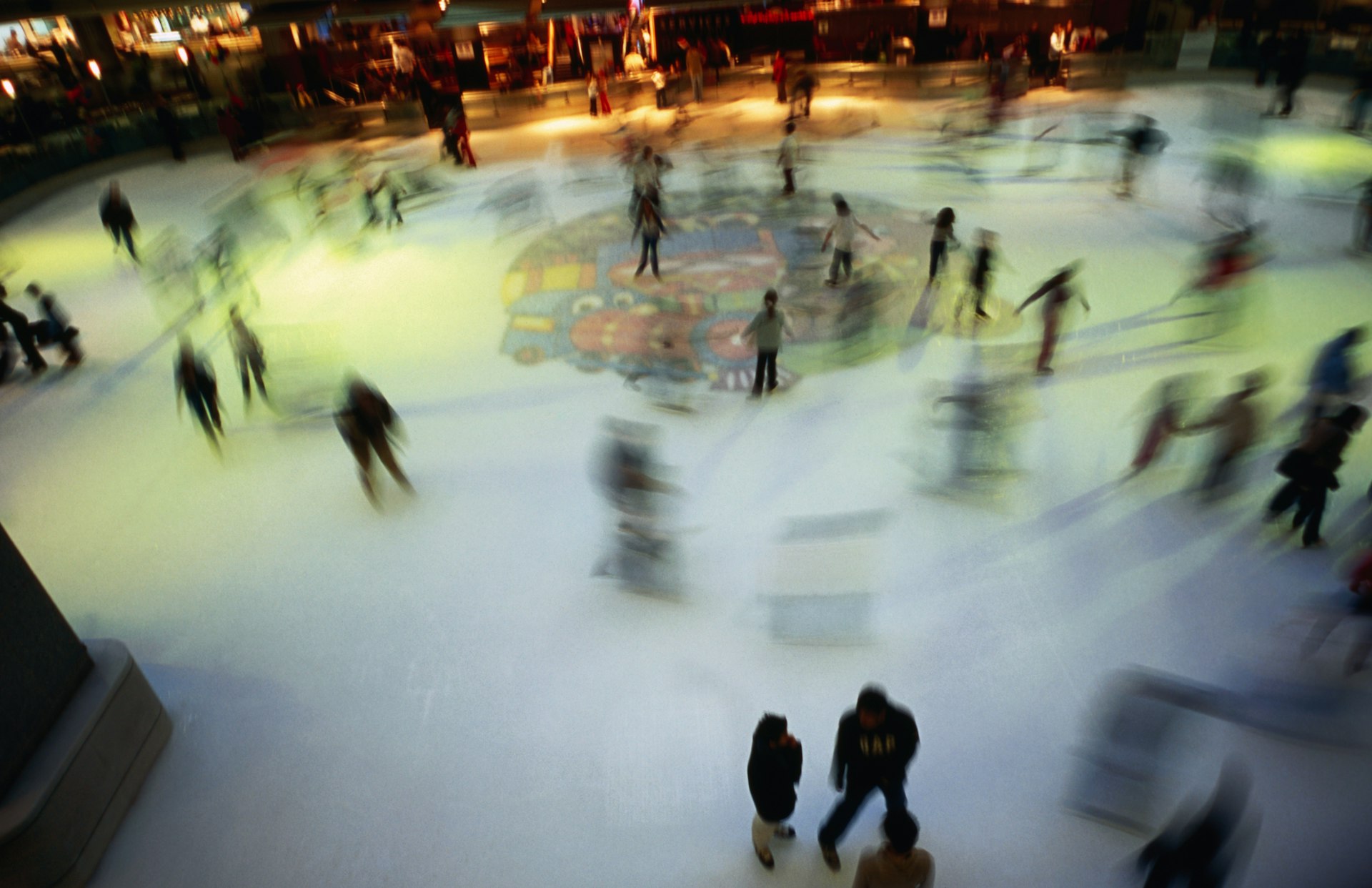 Ice skating in Montreal 