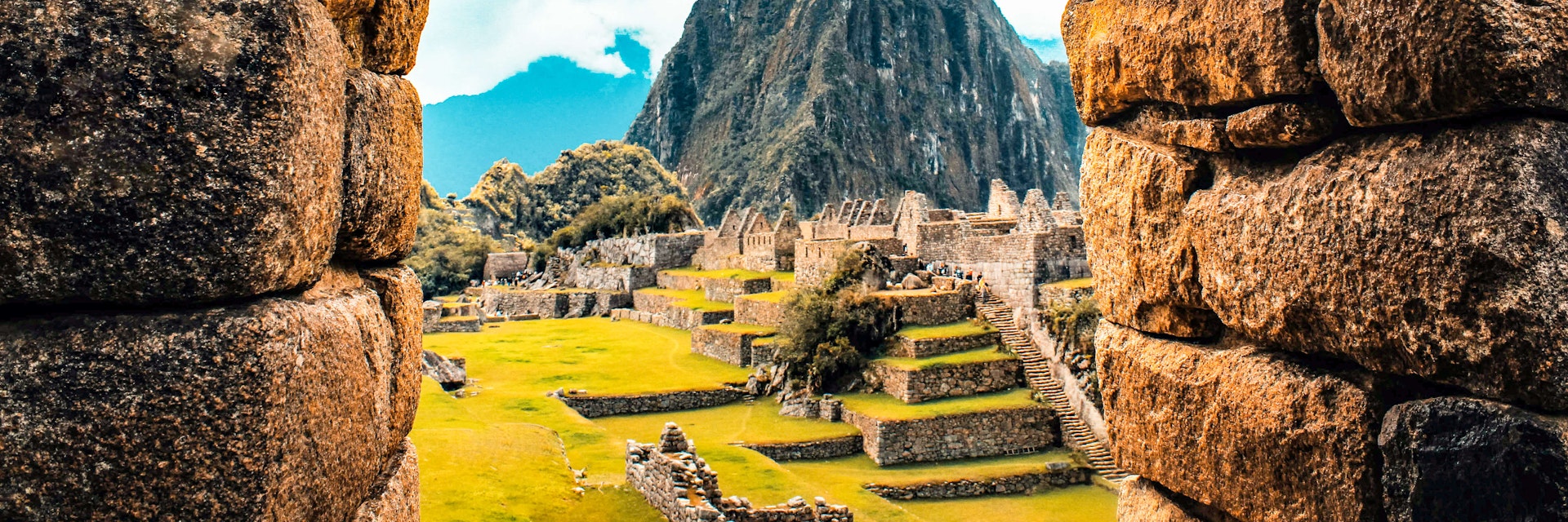 Machu Pichu through the window.