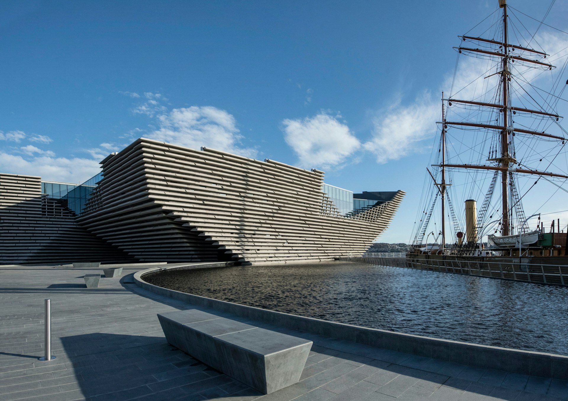 Exterior of the V&A Museum of Design in Dundee