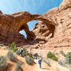 Double Arch in Arches National Park.