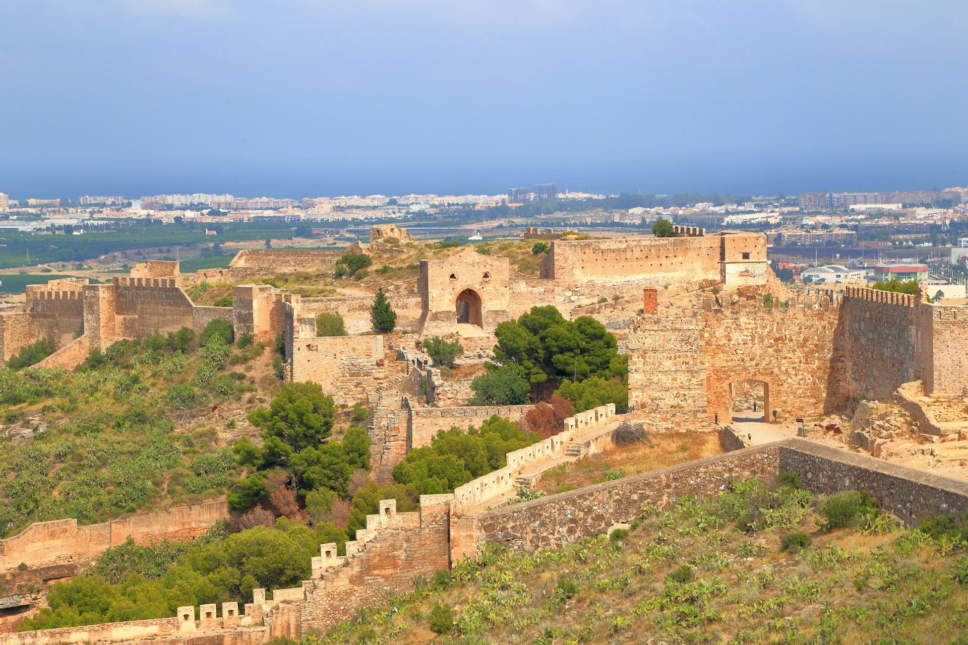 the medieval castle of Sagunto, Valencia, Spain