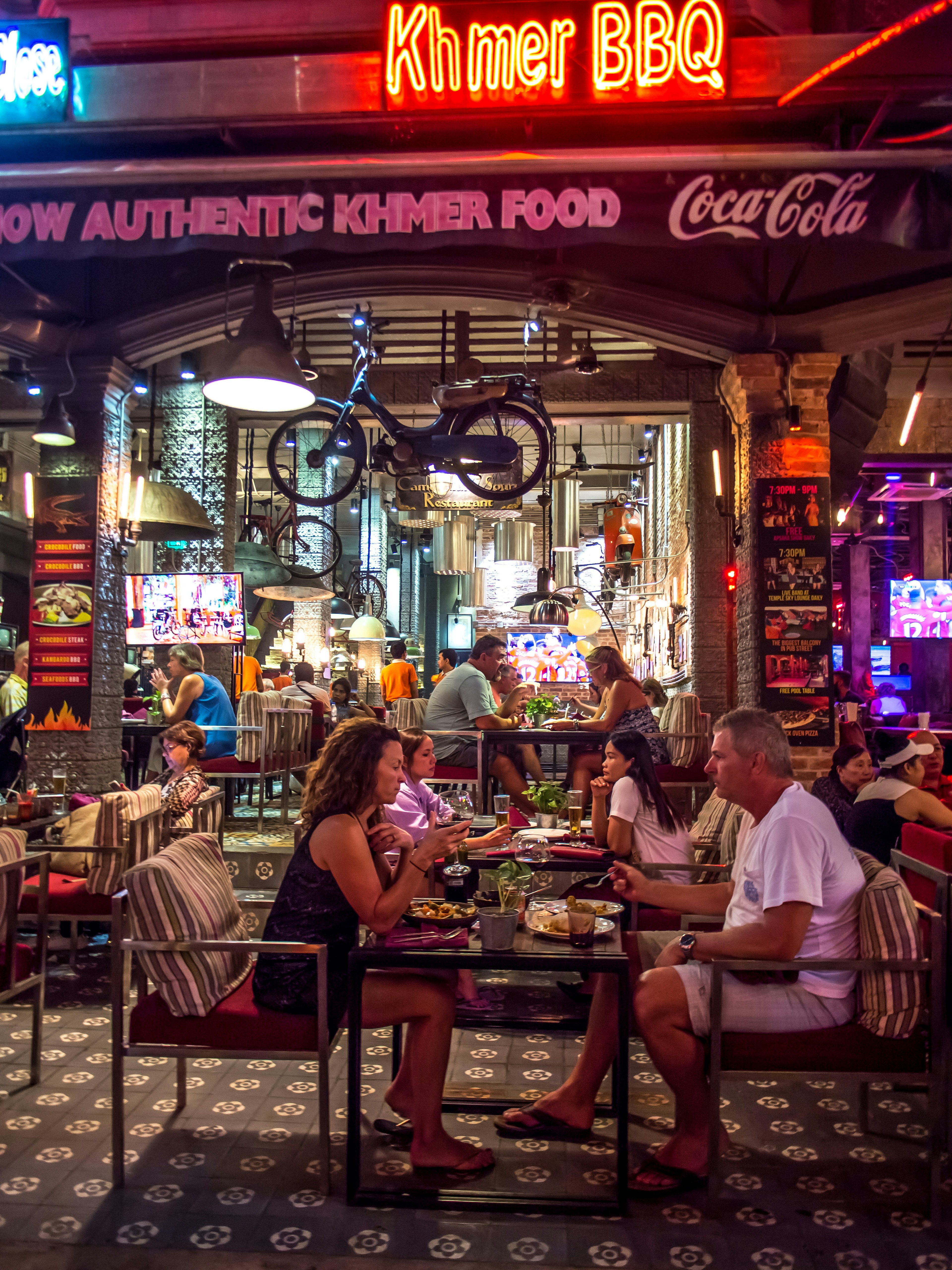 Phnom Penh outdoor dining