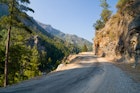 Image of the road near Alanya in Taurus Mountains, Turkey.