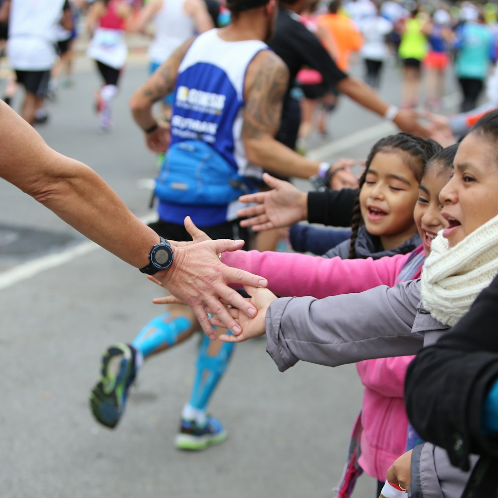 NEW YORK CITY - NOVEMBER 1 2015: The 45th annual TCS New York City marathon, organized by the New York Road Runners Club, drew 50,530 finishers,; Shutterstock ID 334118777; your: Zach Laks; gl: 65050; netsuite: Online Editorial; full: Supporting