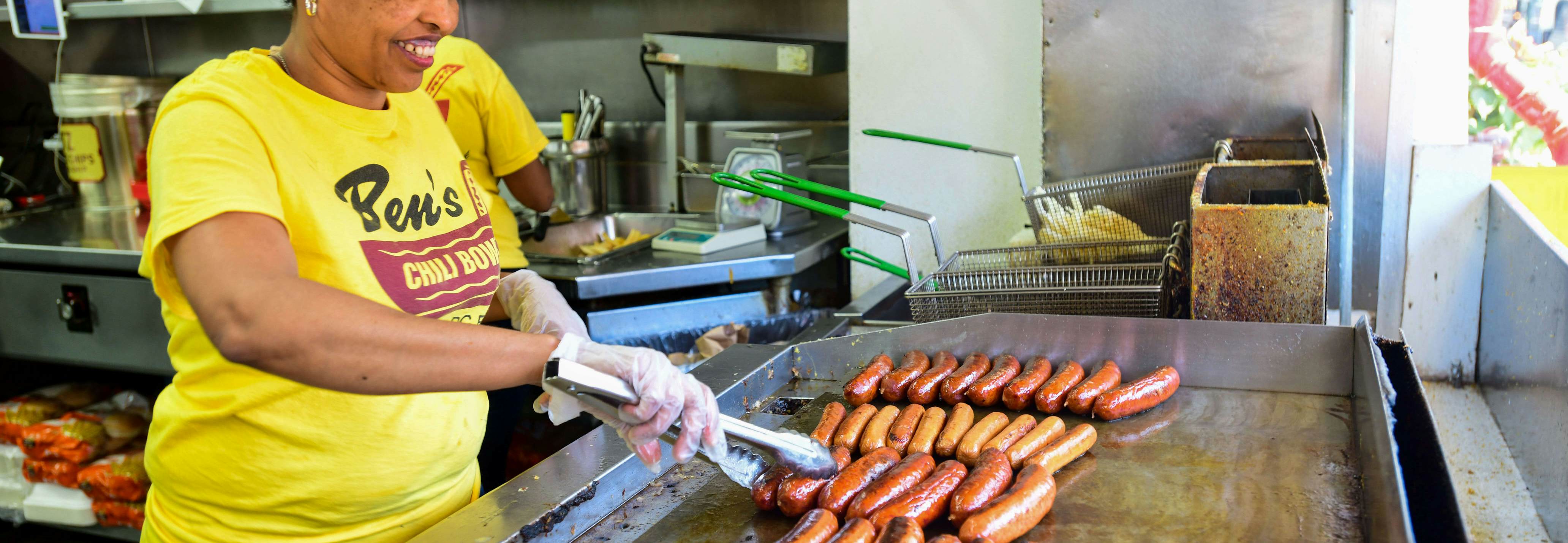 Ben's Chili Bowl on U Street corridor in Washington DC.