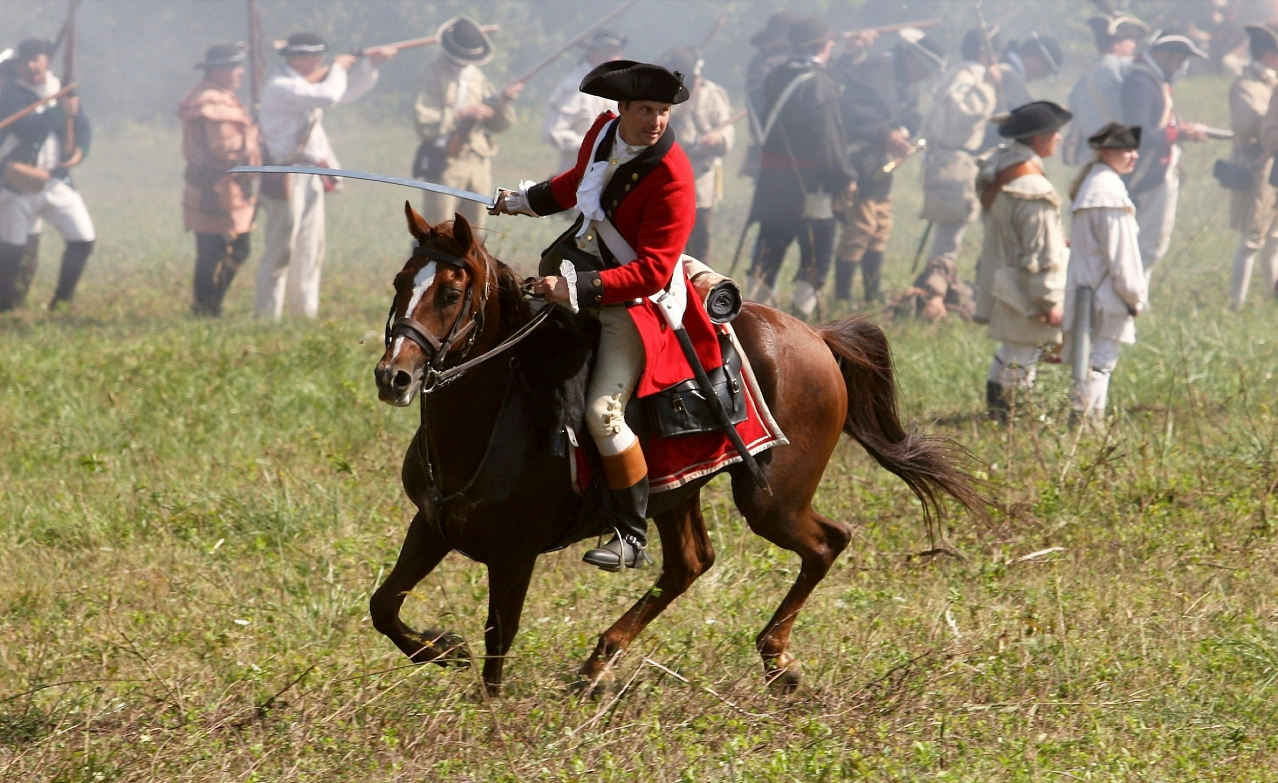 Historical reenactment of the Philadelphia Campaign of 1777,  Brandywine Creek State Park 