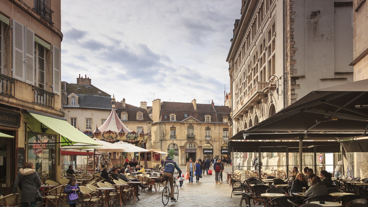 Mooching around the streets of Dijon is a charming way to spend a day