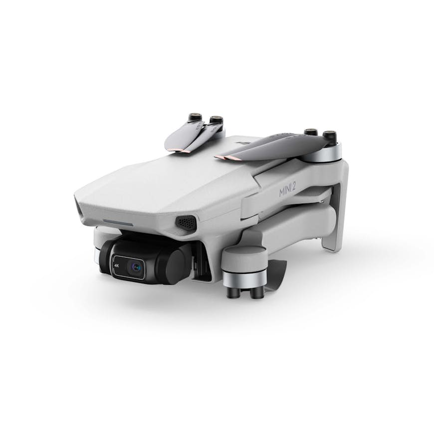 DJI's mini quadcopter drone, folded up