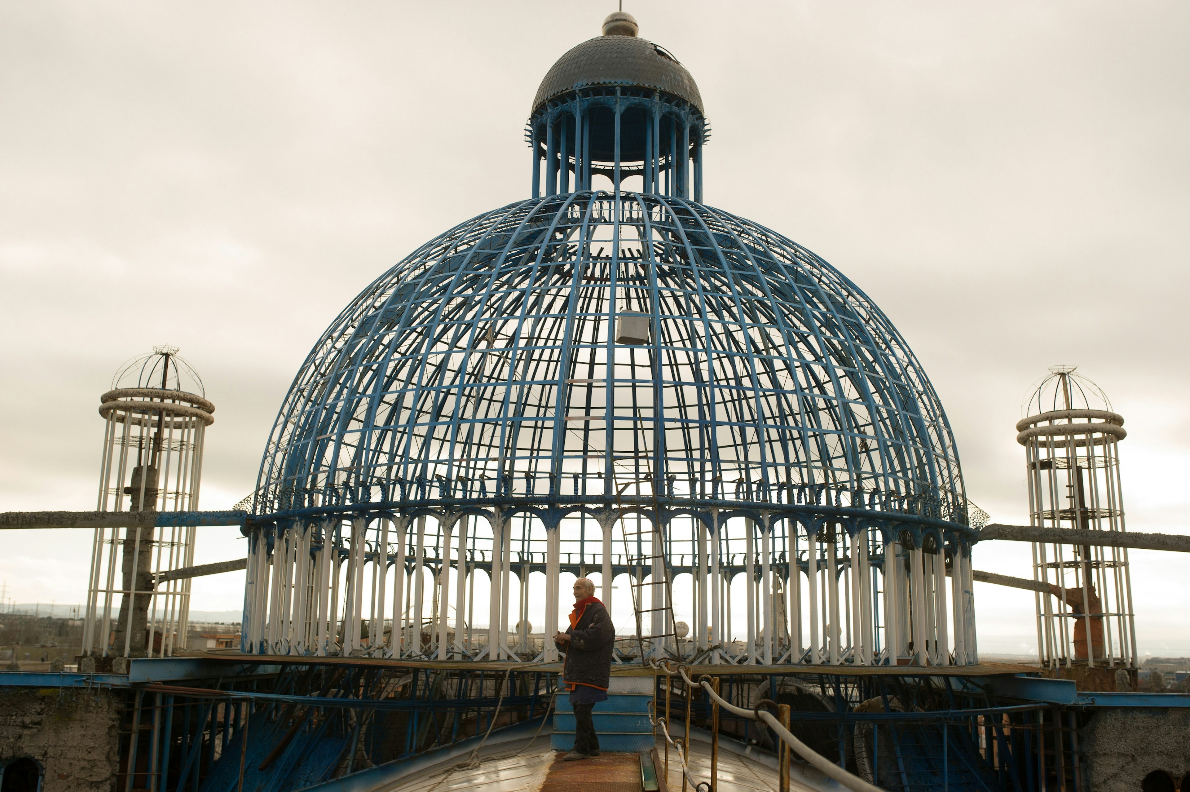 An unfinished dome at Cathedral of Justo Gallego in a Madrid suburb